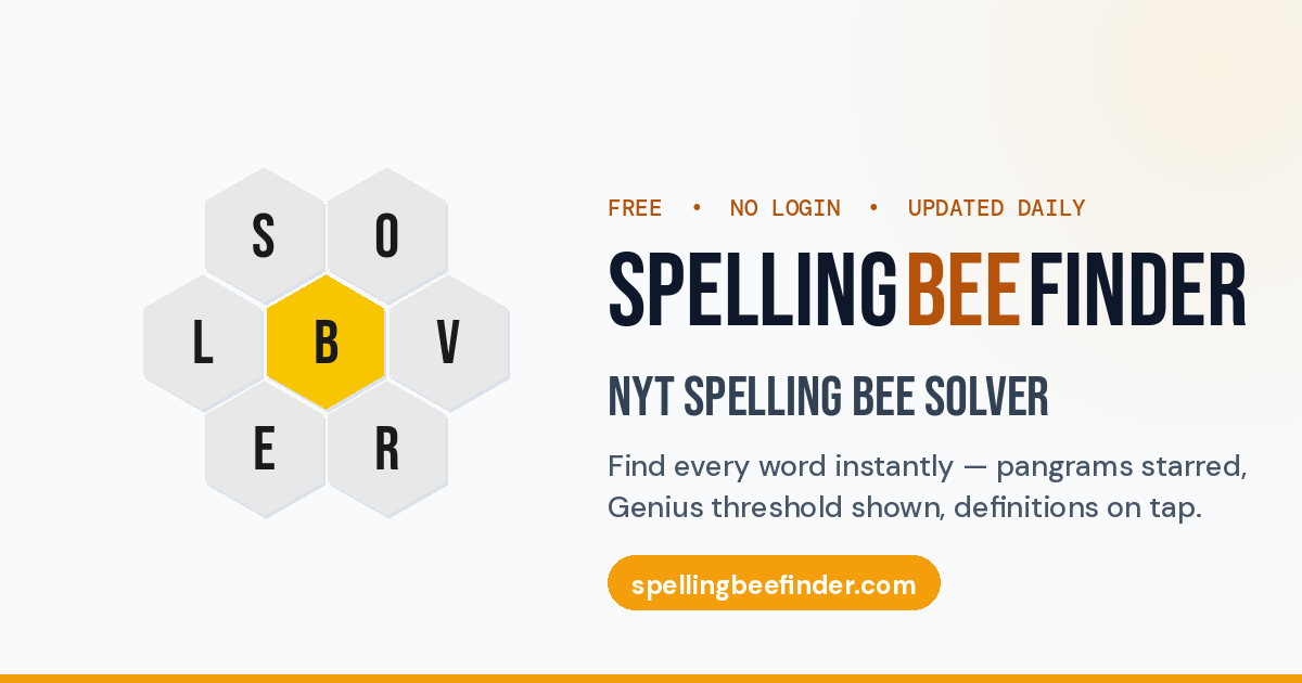 Spelling Bee Words — How the NYT Word List Works (2026)